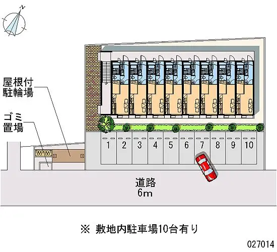 ★手数料０円★豊川市牛久保町　月極駐車場（LP）